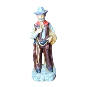 Cowboy porcelain figurine